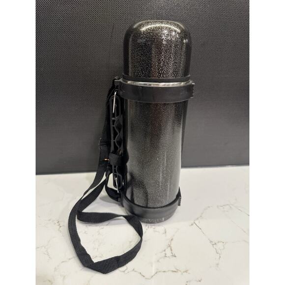 Coleman Vacuum Bottle Stainless Steel (black) 25oz Thermos With Strap NEW - Picture 3 of 8